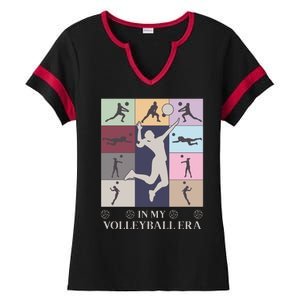 In My Volleyball Era Ladies Halftime Notch Neck Tee