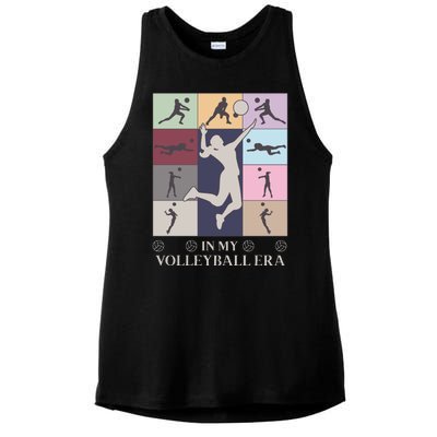 In My Volleyball Era Ladies PosiCharge Tri-Blend Wicking Tank