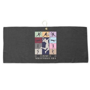 In My Volleyball Era Large Microfiber Waffle Golf Towel