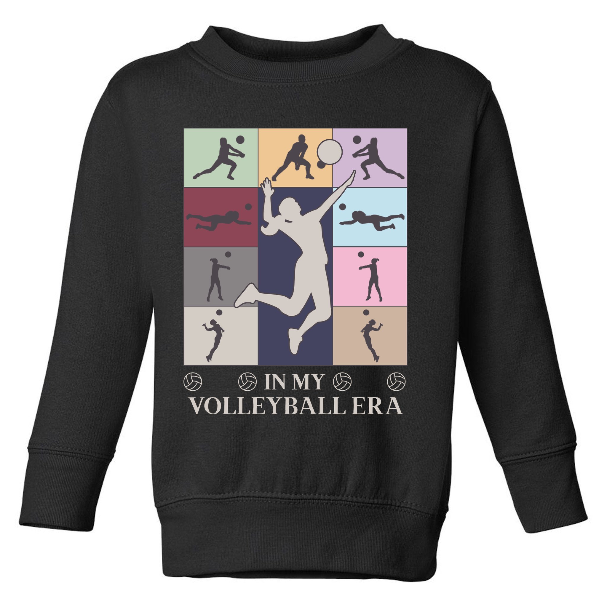 In My Volleyball Era Toddler Sweatshirt