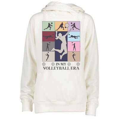 In My Volleyball Era Womens Funnel Neck Pullover Hood