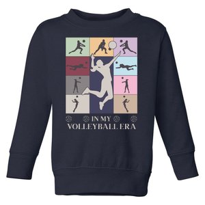 In My Volleyball Era Toddler Sweatshirt