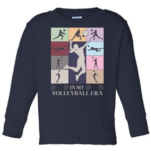 In My Volleyball Era Toddler Long Sleeve Shirt