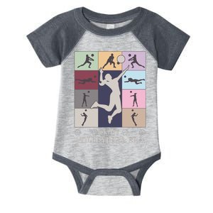 In My Volleyball Era Infant Baby Jersey Bodysuit