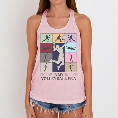 In My Volleyball Era Women's Knotted Racerback Tank