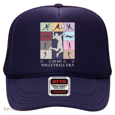 In My Volleyball Era High Crown Mesh Back Trucker Hat