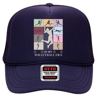 In My Volleyball Era High Crown Mesh Back Trucker Hat