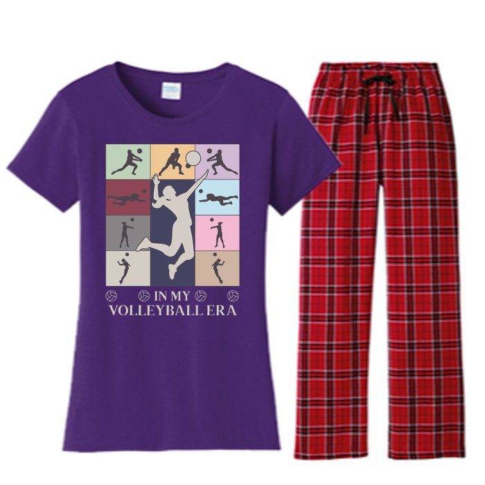 In My Volleyball Era Women's Flannel Pajama Set