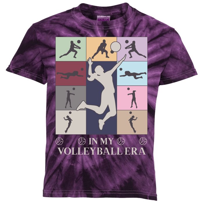 In My Volleyball Era Kids Tie-Dye T-Shirt