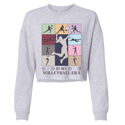 In My Volleyball Era Cropped Pullover Crew