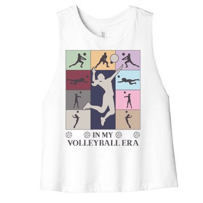 In My Volleyball Era Women's Racerback Cropped Tank