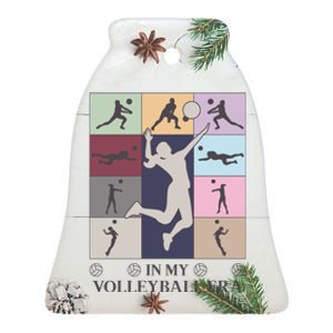 In My Volleyball Era Ceramic Bell Ornament