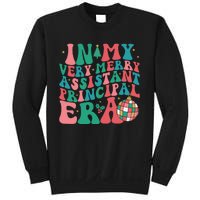 In My Very Merry Assistant Principal Era Groovy Christmas Sweatshirt