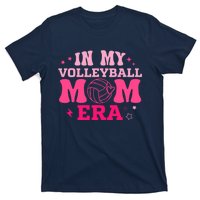 In My Volleyball Mom Era Groovy Volleyball Sport Player T-Shirt