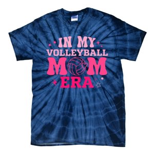 In My Volleyball Mom Era Groovy Volleyball Sport Player Tie-Dye T-Shirt