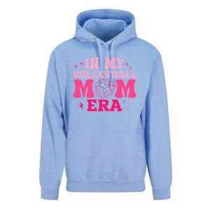 In My Volleyball Mom Era Groovy Volleyball Sport Player Unisex Surf Hoodie