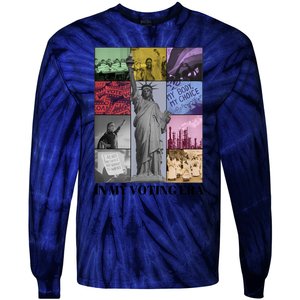 In My Voting Era Presidential Election 2024 Harris Walz Tie-Dye Long Sleeve Shirt