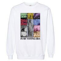 In My Voting Era Presidential Election 2024 Harris Walz Garment-Dyed Sweatshirt