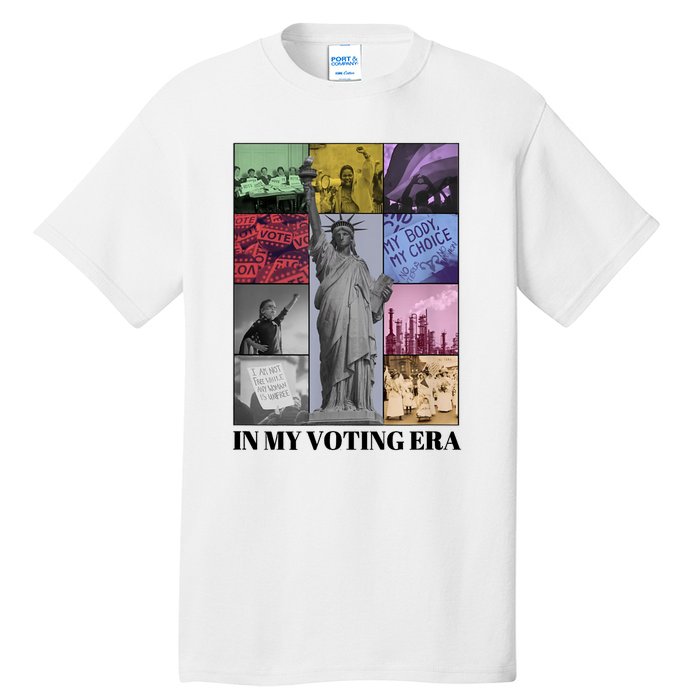 In My Voting Era Presidential Election 2024 Harris Walz Tall T-Shirt