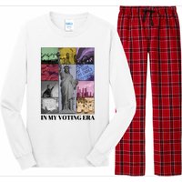 In My Voting Era Presidential Election 2024 Harris Walz Long Sleeve Pajama Set