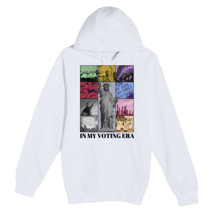 In My Voting Era Presidential Election 2024 Harris Walz Premium Pullover Hoodie