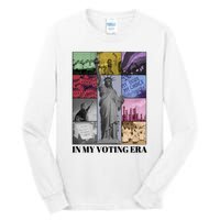 In My Voting Era Presidential Election 2024 Harris Walz Tall Long Sleeve T-Shirt