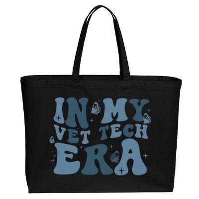 In My Vet Tech Era Funny Cotton Canvas Jumbo Tote