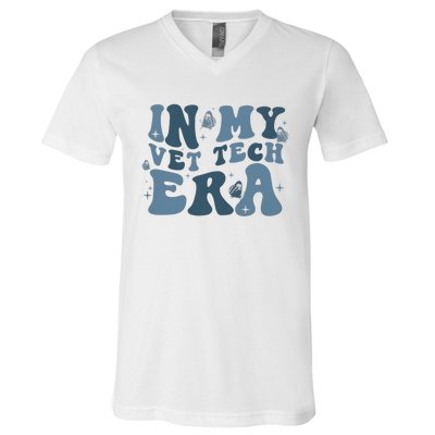 In My Vet Tech Era Funny V-Neck T-Shirt