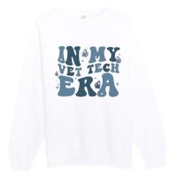 In My Vet Tech Era Funny Premium Crewneck Sweatshirt