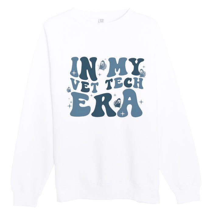 In My Vet Tech Era Funny Premium Crewneck Sweatshirt