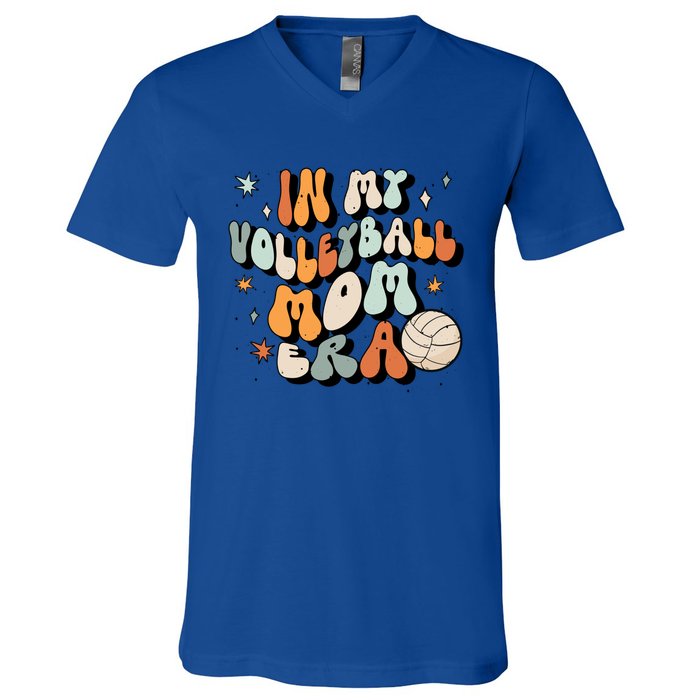 In My Volleyball Mom Era Volleyball Meaningful Gift V-Neck T-Shirt