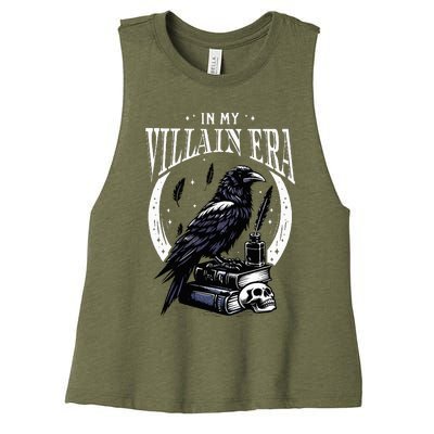 In My Vill.Ain Er.A M.Orally G.Rey Bo.Oks No.Vel L.Over Boo.Kworm Women's Racerback Cropped Tank