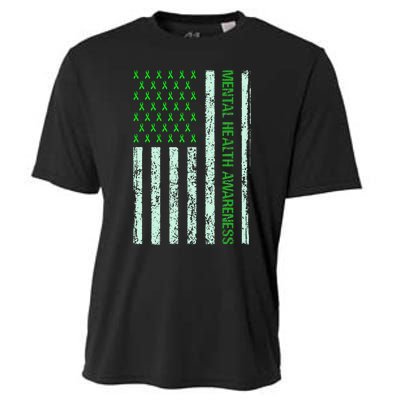 In May We Wear Green Mental Health Awareness Month Cooling Performance Crew T-Shirt