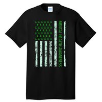 In May We Wear Green Mental Health Awareness Month Tall T-Shirt