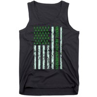 In May We Wear Green Mental Health Awareness Month Tank Top