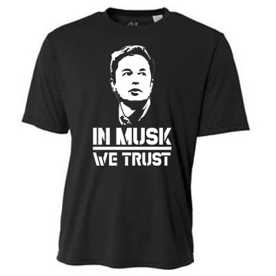 In Musk We Trust Elon Musk Cooling Performance Crew T-Shirt