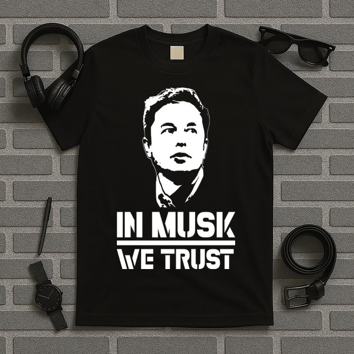 In Musk We Trust Elon Musk T-Shirt