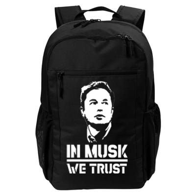 In Musk We Trust Elon Musk Daily Commute Backpack