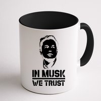 In Musk We Trust Elon Musk Mug