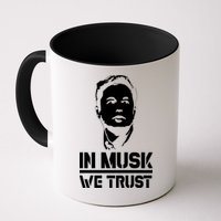 In Musk We Trust Elon Musk Mug