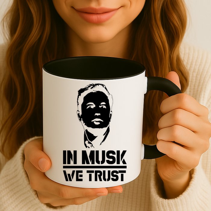 In Musk We Trust Elon Musk Mug