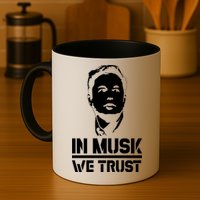 In Musk We Trust Elon Musk Mug