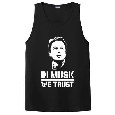 In Musk We Trust Elon Musk PosiCharge Competitor Tank