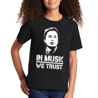 In Musk We Trust Elon Musk Kids T-Shirt