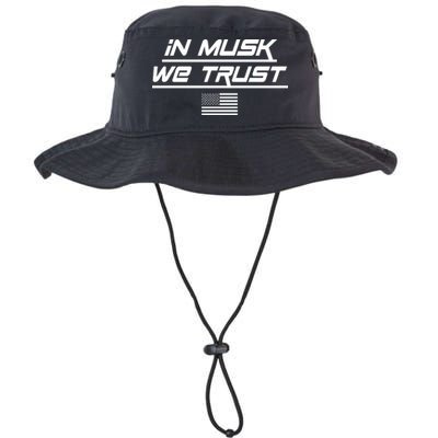 In Musk We Trust USA Flag Elon Funny Bucket Hat