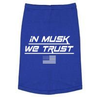 In Musk We Trust USA Flag Elon Funny Doggie Tank