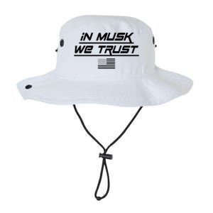 In Musk We Trust USA Flag Elon Funny Legacy Cool Fit Booney Bucket Hat