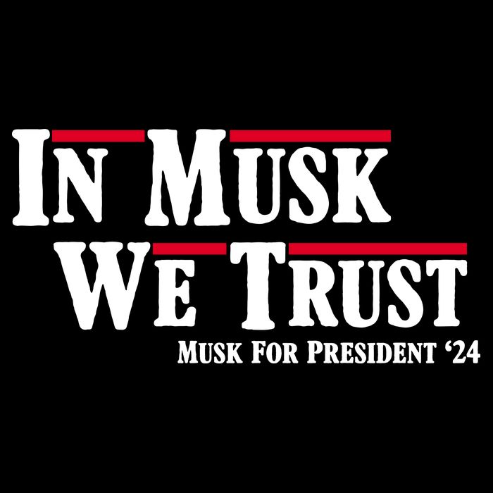 In Musk We Trust Musk For President 2024 Backpack