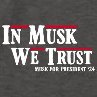 In Musk We Trust Musk For President 2024 Vector Backpack