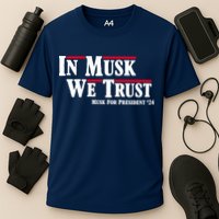 In Musk We Trust Musk For President 2024 Cooling Performance Crew T-Shirt
